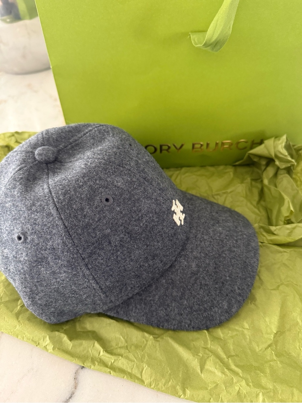 Tory Burch Wool Logo Cap 🧢 - Picture 5 of 9
